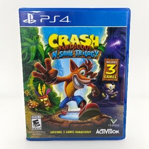 Crash Bandicoot: N. Sane Trilogy (PlayStation 4, PS4) MINT CIB Complete & Tested